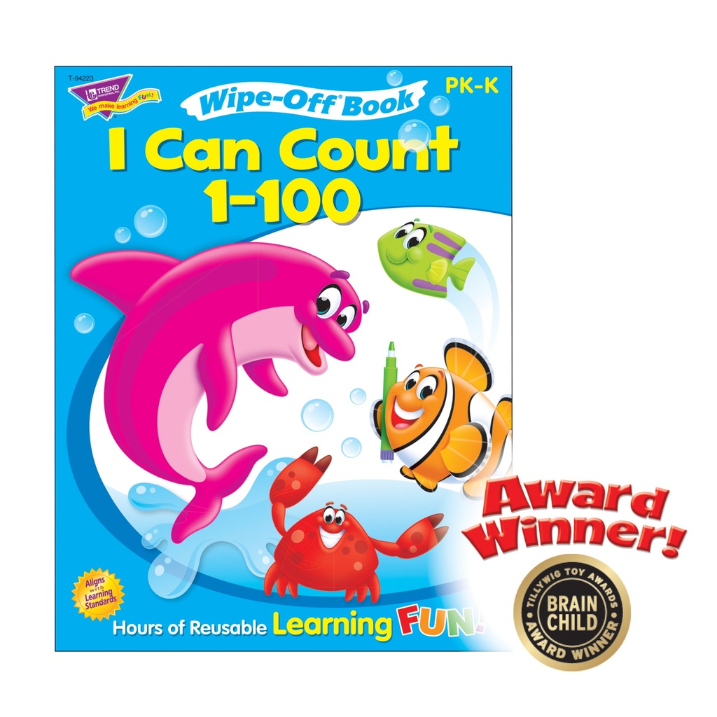 I Can Count 1-100 Wipe-Off® Book