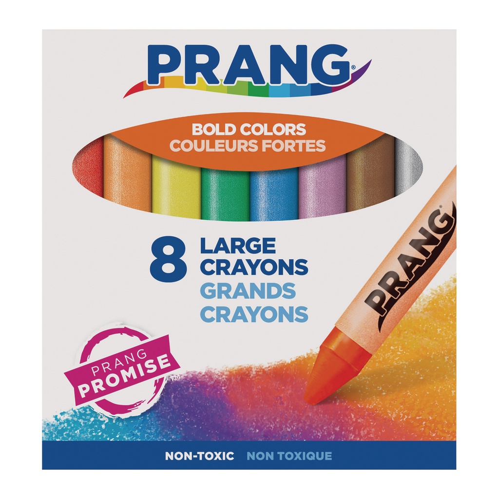 Large 8 Color Crayons