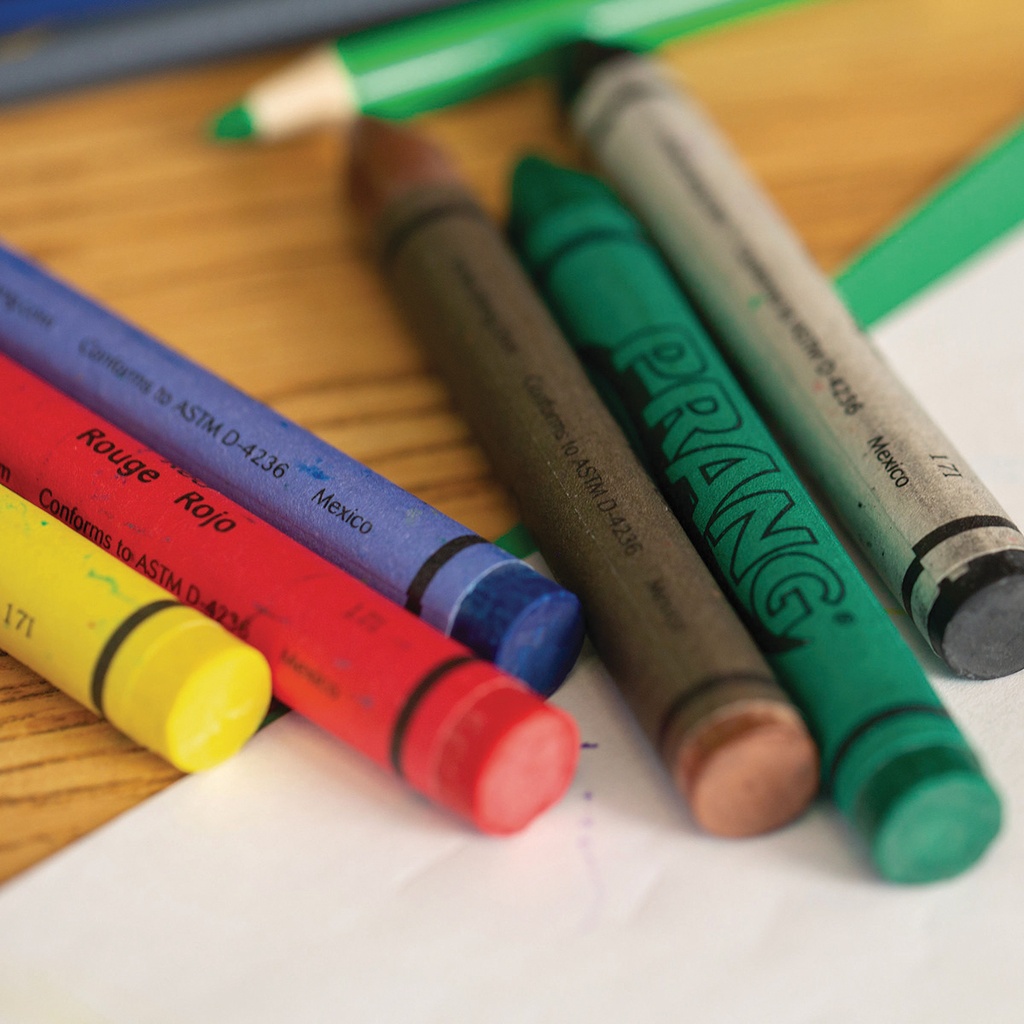 Large 8 Color Soybean Crayons