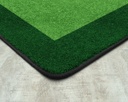 All Around 5'4" x 7'8" Area Rug Backing Green
