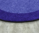 All Around 7'7" Round Area Rug Blue
