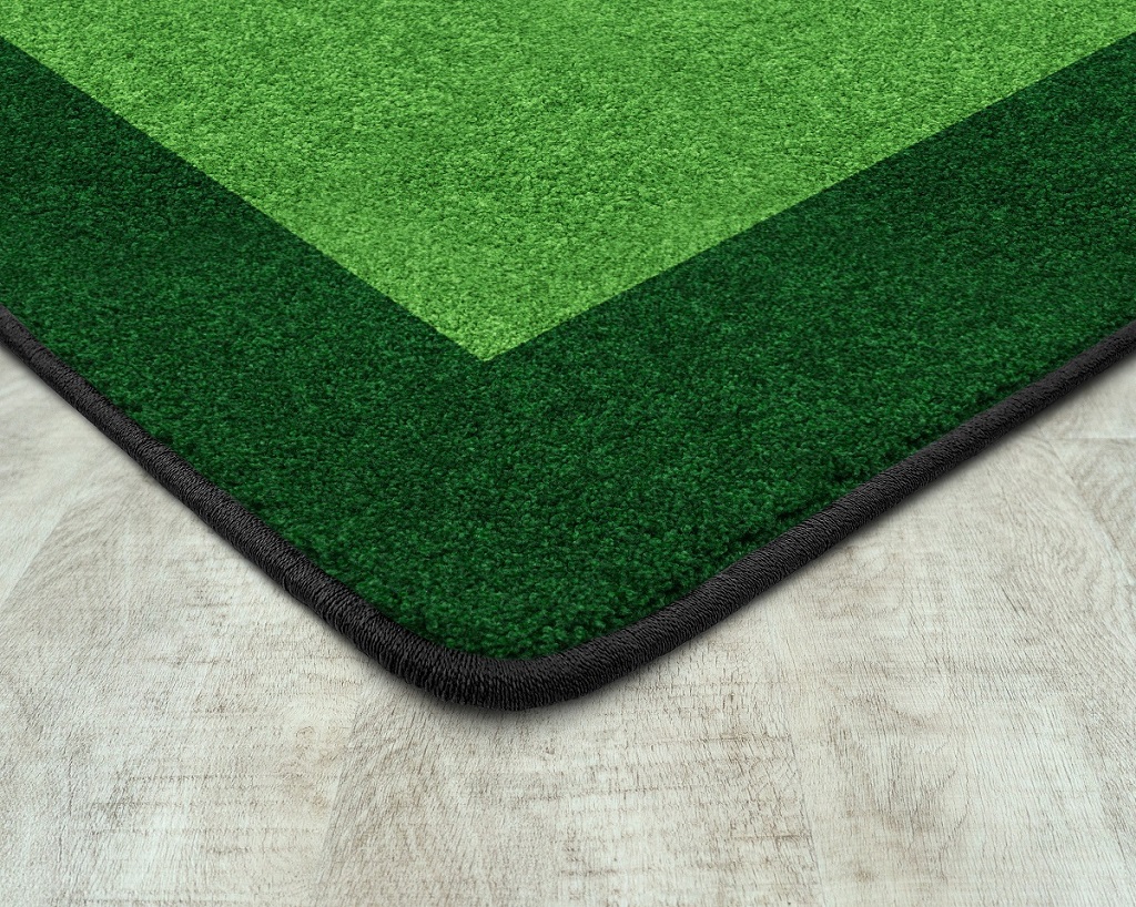 All Around 7'8" x 10'9" Rectangle Area Rug Green