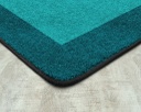 All Around 7'8" x 10'9" Rectangle Area Rug Teal