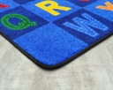 Patchwork Letters 5'4"x7'8" Rectangle Carpet