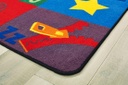 Sequential Seating Literacy Rug 4ft x 6ft Rectangle