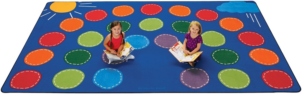 Rainbow Seating Rug 8ft 4in x 13ft 4in Rectangle