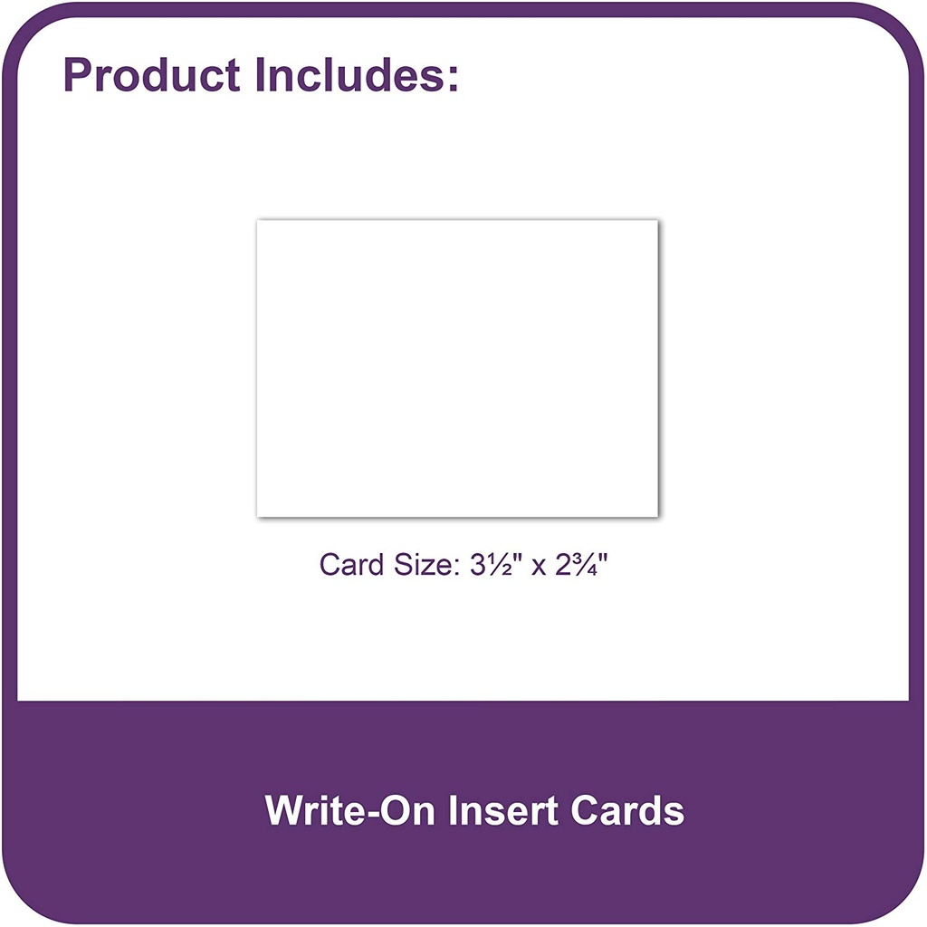 25ct Self Adhesive Labeling Pockets