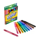 CLICKS Retractable Markers, 10 Colors