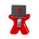 Magnet Man Magnetic Clip, Assorted Colors, Single