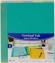 5 Tab Index Dividers with Vertical Tab
