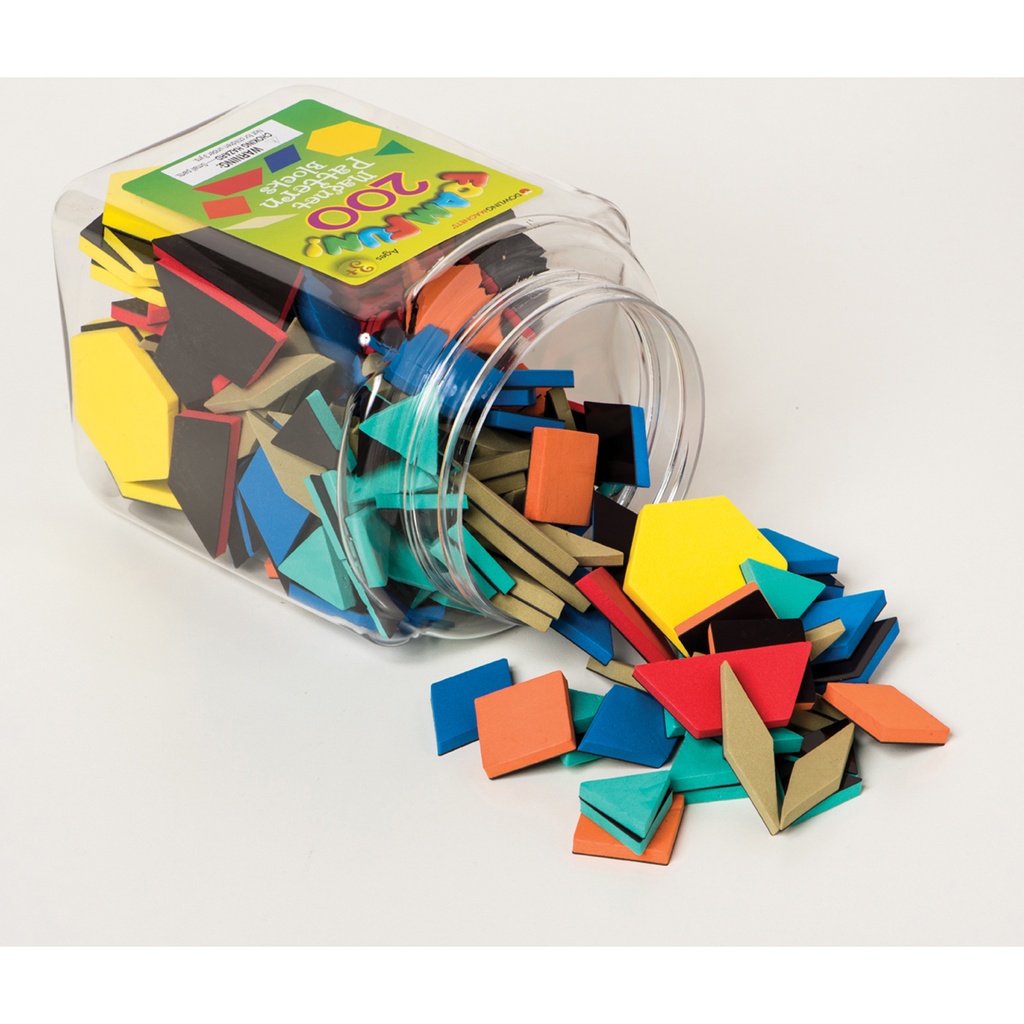 200ct Foam Fun!™ Pattern Block Magnets