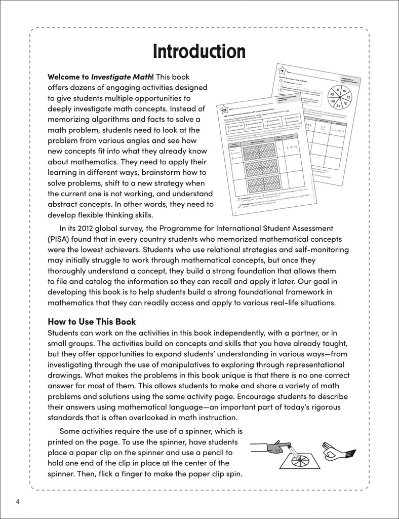 Investigate Math Grade 4