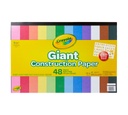 Crayola Giant Construction Paper with Stencil Sheet