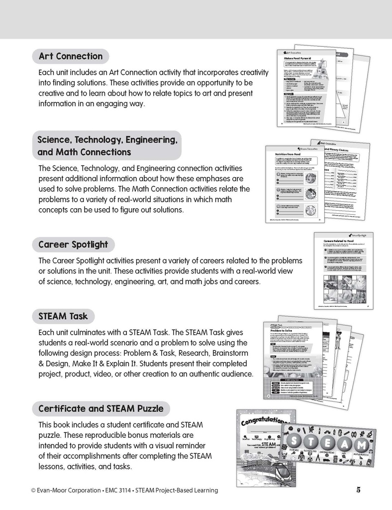 STEAM Project Based Learning Grade  4