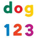 Multi-Colored AlphaMagnets® & MathMagnets®