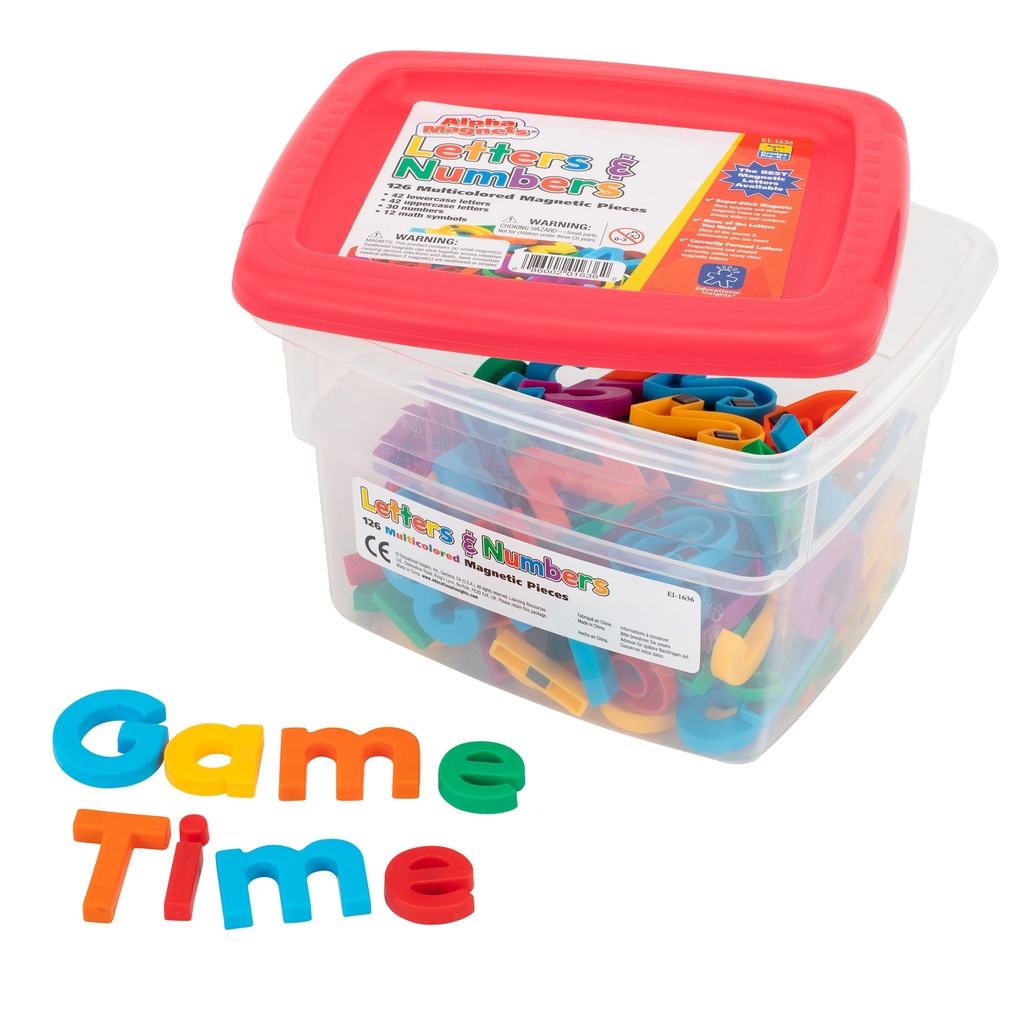 Multi-Colored AlphaMagnets® & MathMagnets®