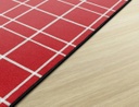 Red Check 4' X 6' Rectangle