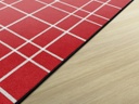 Red Check 7'6&quot; X12' Rectangle