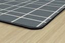 Gray Check 6' X 8'4 Rectangle Carpet