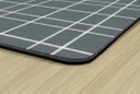 Gray Check 7'6" X12' Rectangle