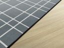 Gray Check 7'6" X12' Rectangle