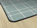 Blue Check 7'6" X12' Rectangle Carpet