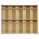 Contender 10-Section Locker empty