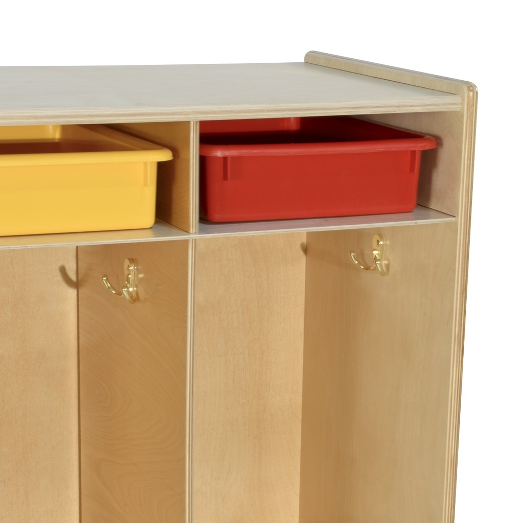 Contender 10-Section Locker With Assorted Tray close up