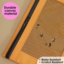 Retro Pastel Colors 3-Ring Pencil Pouch with Mesh Window Pack of 12