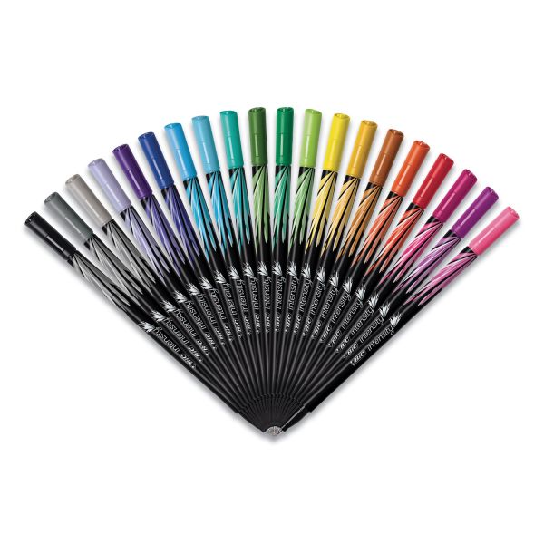 20ct Intensity Fineliner Fine Point (.04mm) Marker Pens - Assorted Colors