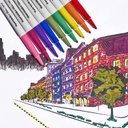 6ct Paper Mate Medium Flair Bold Colors Pens