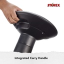 Storex Wiggle Stool Black carry handle