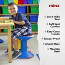 Storex Wiggle Stool Blue Info