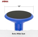 Storex Wiggle Stool Blue Wide Seat