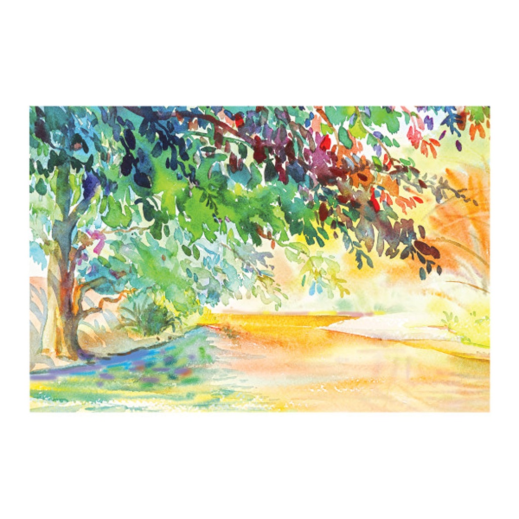 White 12" x 18" 140 lb. Watercolor Paper 50 Sheets