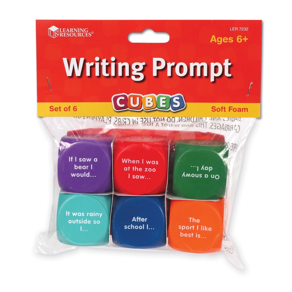 Writing Prompt Cubes Set of 6