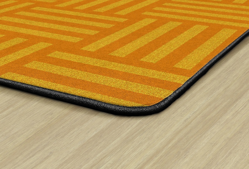Hashtag Tone On Tone Orange (Seats 24) 6x8'4 Rectangle