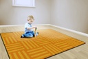 Hashtag Tone On Tone Orange (Seats 24) 6x8'4 Rectangle