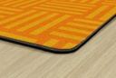 Hashtag Tone On Tone Orange (Seats 30) 7'6x12 Rectangle
