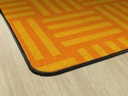 Hashtag Tone On Tone Orange (Seats 30) 7'6x12 Rectangle