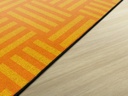 Hashtag Tone On Tone Orange (Seats 30) 7'6x12 Rectangle