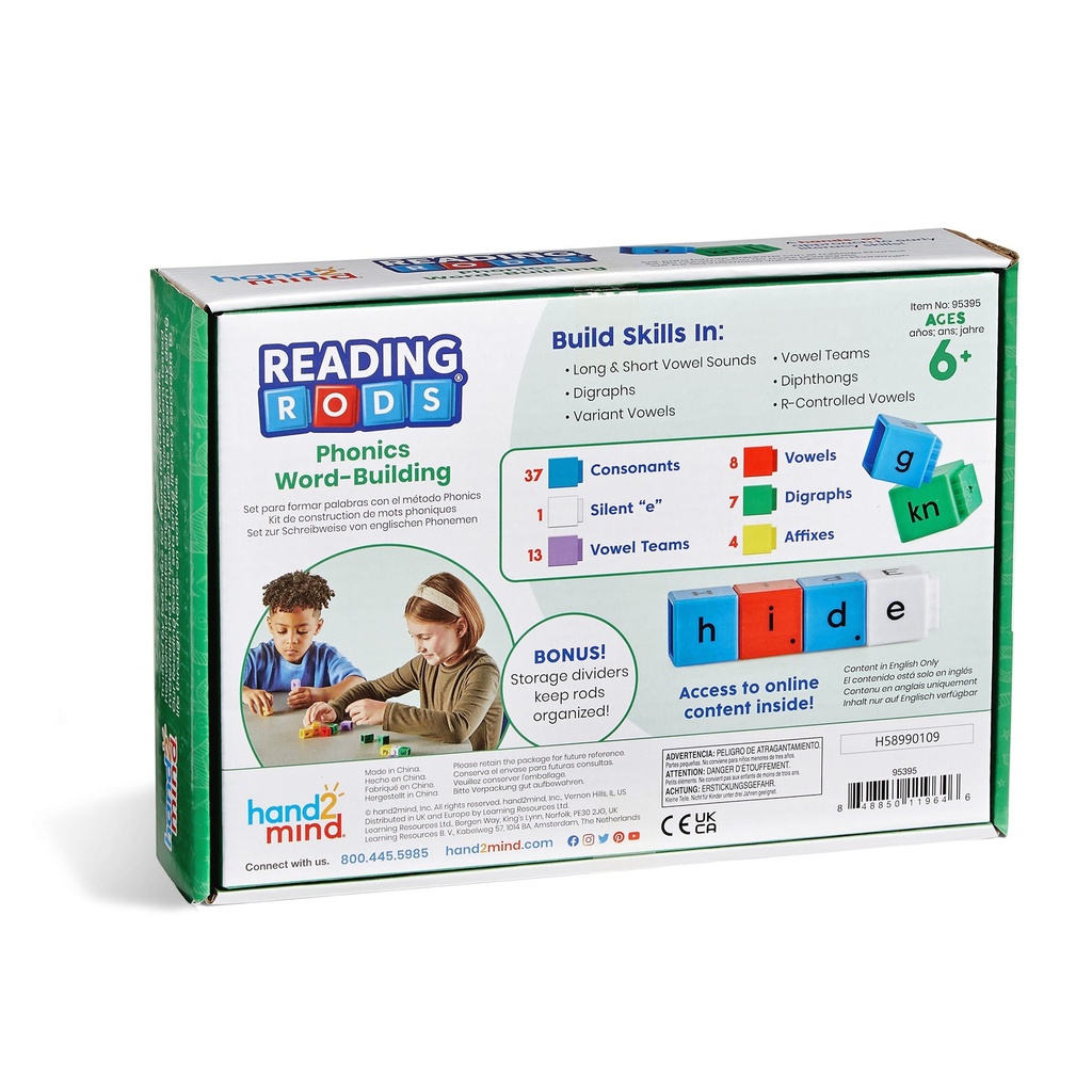 Reading Rods Phonics Word-Building Set