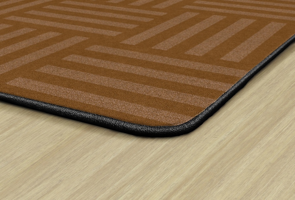 Hashtag Tone On Tone Chocolate (Seats 30) 7'6x12 Rectangle