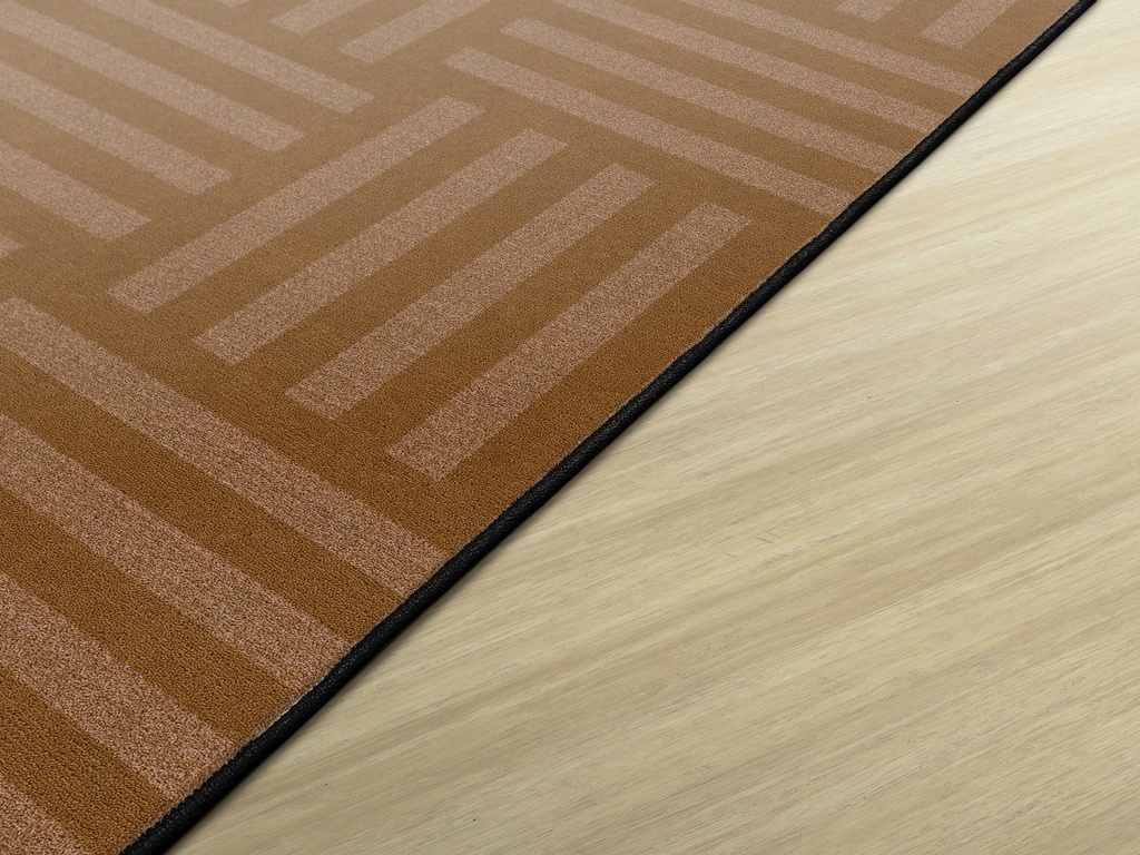 Hashtag Tone On Tone Chocolate (Seats 30) 7'6x12 Rectangle