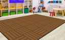 Hashtag Tone On Tone Chocolate (Seats 30) 7'6x12 Rectangle