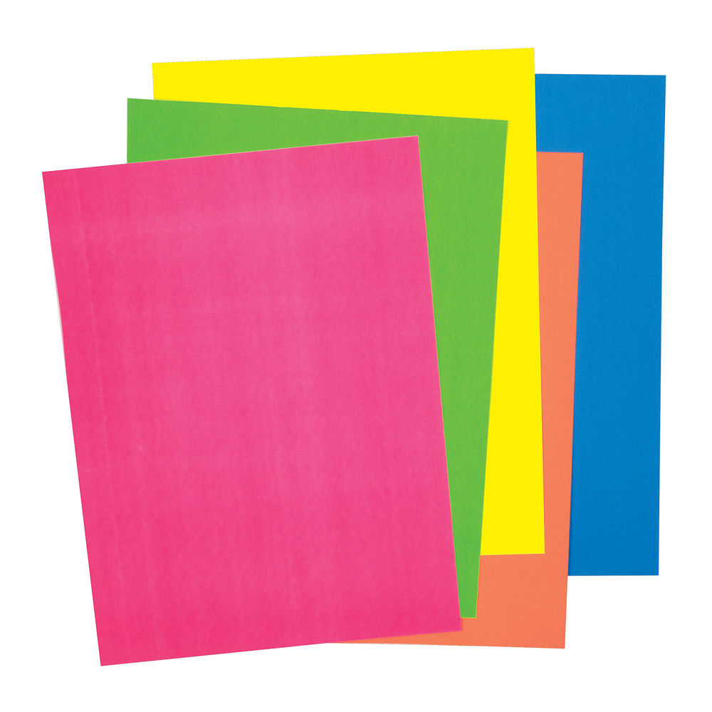 50ct UCreate Premium Neon Construction Paper Pack