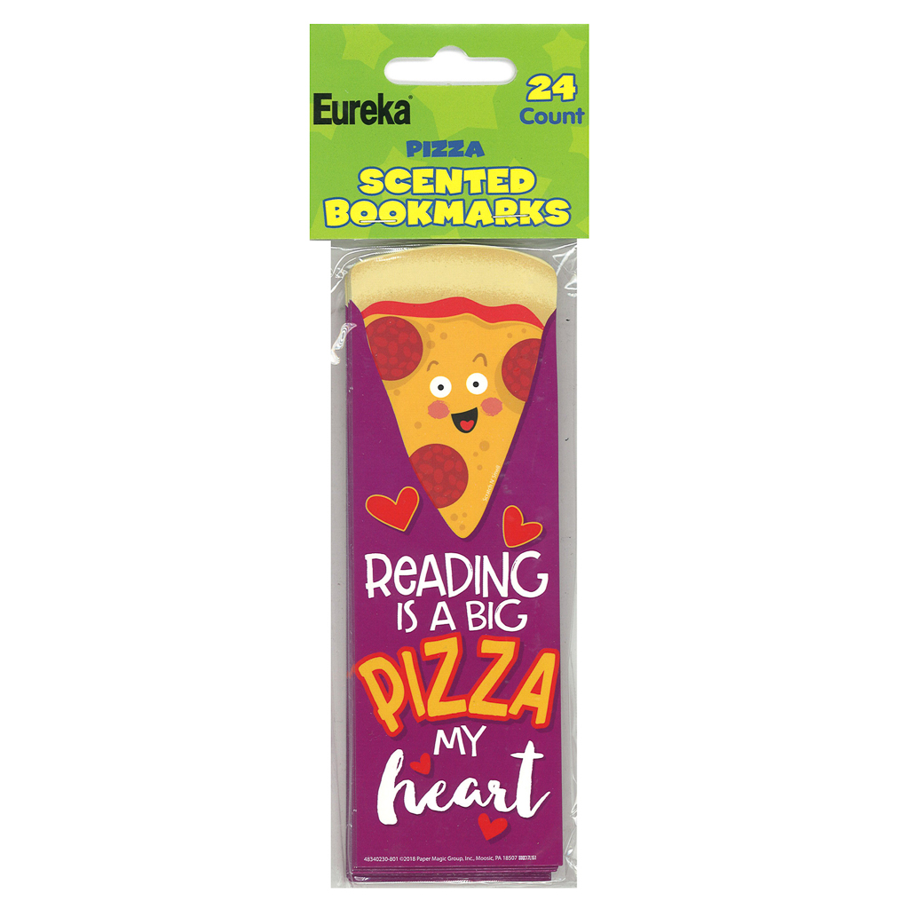Pizza Scented Bookmarks, Pack of 24