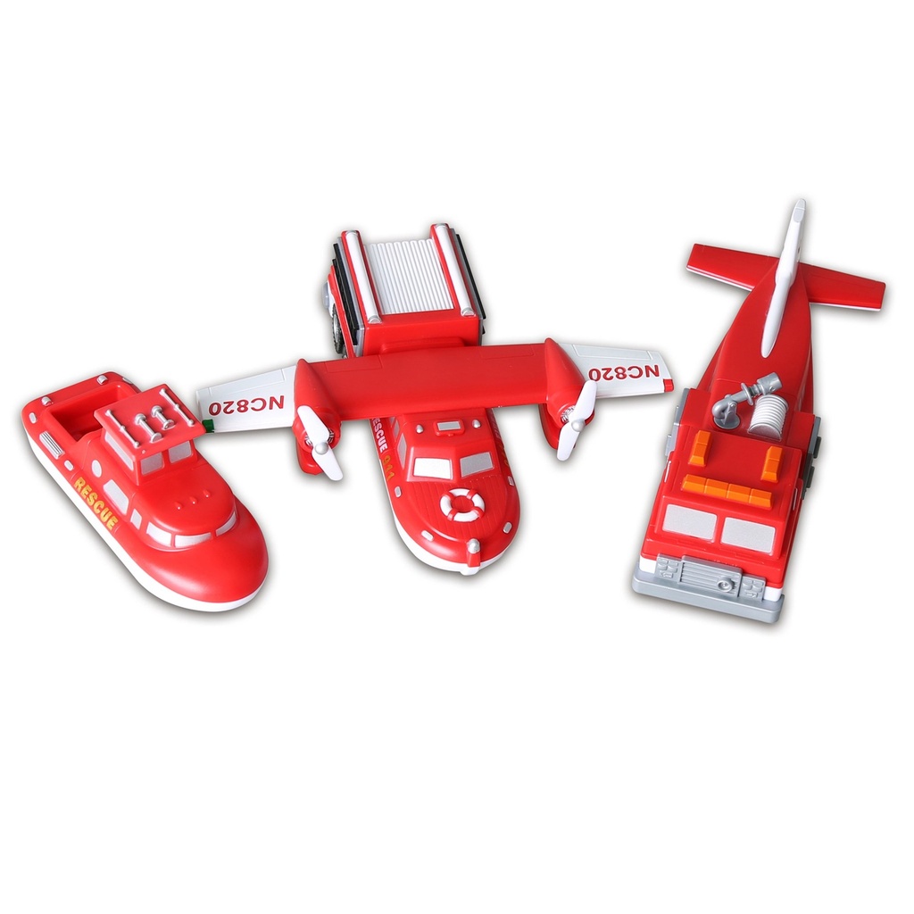 Popular® Playthings Magnetic Mix or Match® Fire &amp; Rescue Vehicles