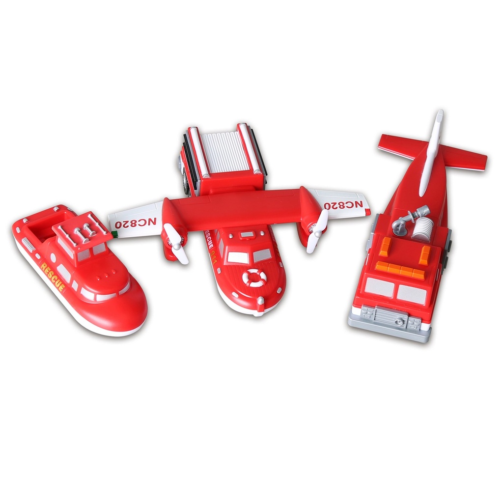 Popular® Playthings Magnetic Mix or Match® Fire & Rescue Vehicles