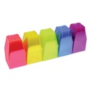 Crystal Color Stacking Blocks, Set of 50